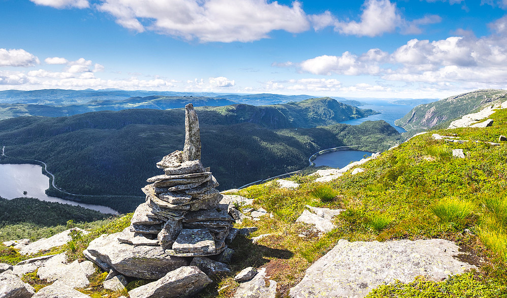 Fra utsiktspunkt over Husdalen