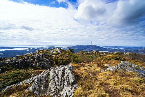 Utsikt fra Brakstadfjellet mot Eldsfjellet