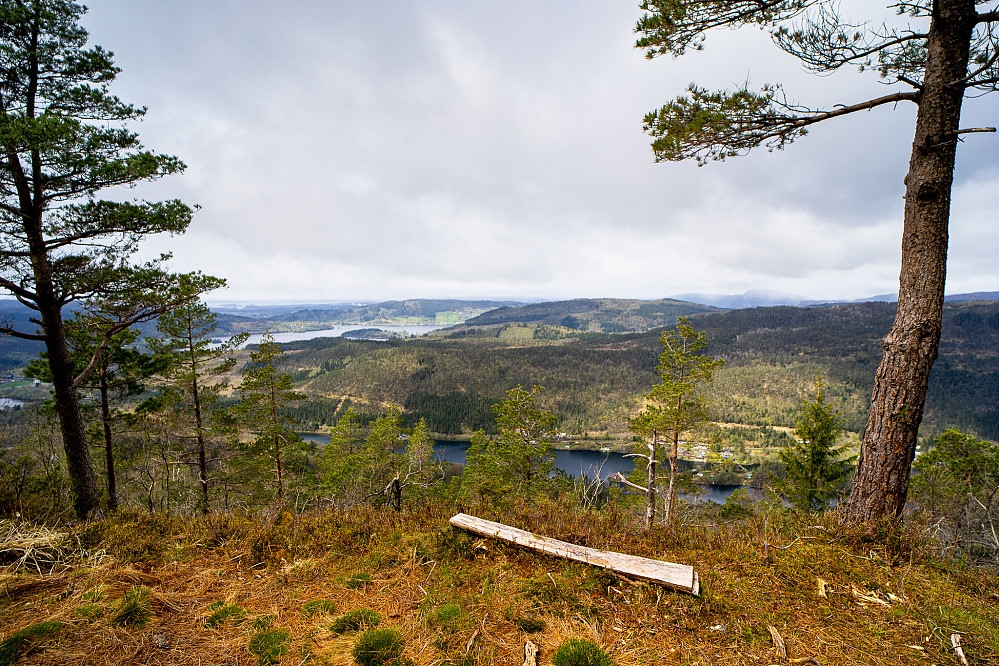 Utsikt fra toppen av Raudlifjellet