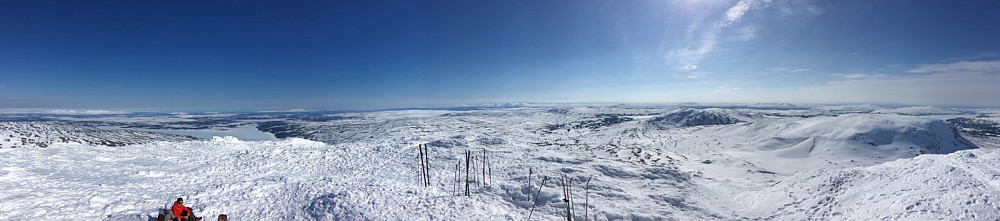 Utsikt Nordaust-Sør frå Storkjølhaugen