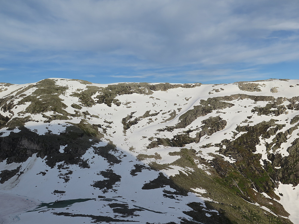 Frå Sollinova 1466 moh og den nye ski og snørenna som Brit Siv oppdaga....!!! 