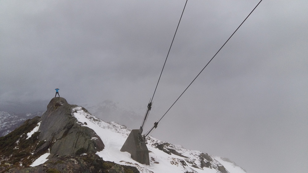 Friskt på Hafstadfjellet Julafta