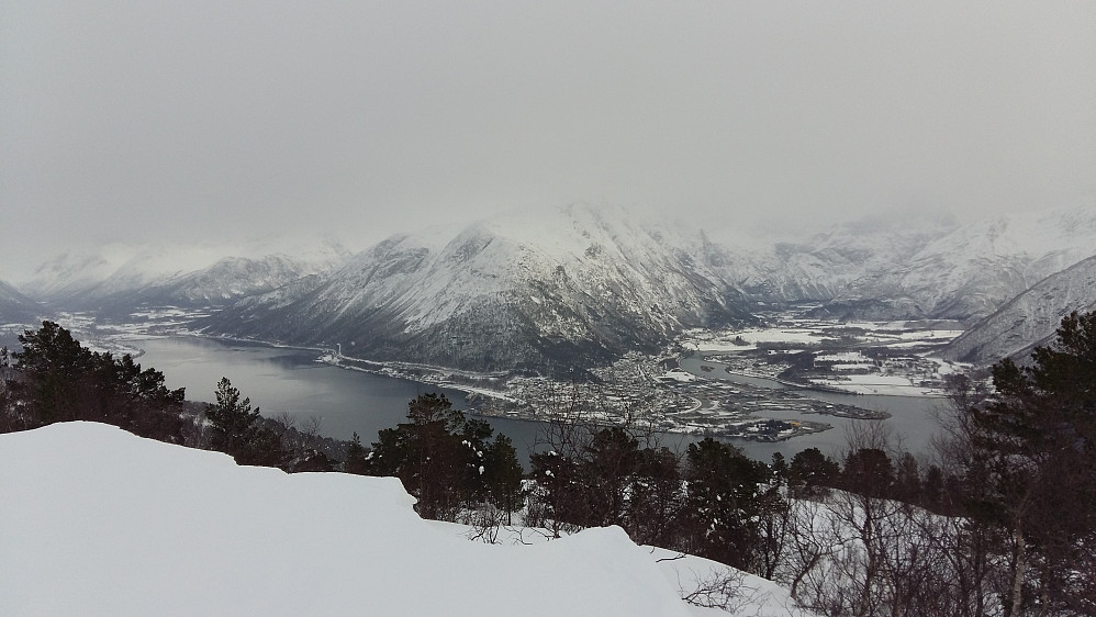 Ein fin utkikstopp mot Åndalsnes
