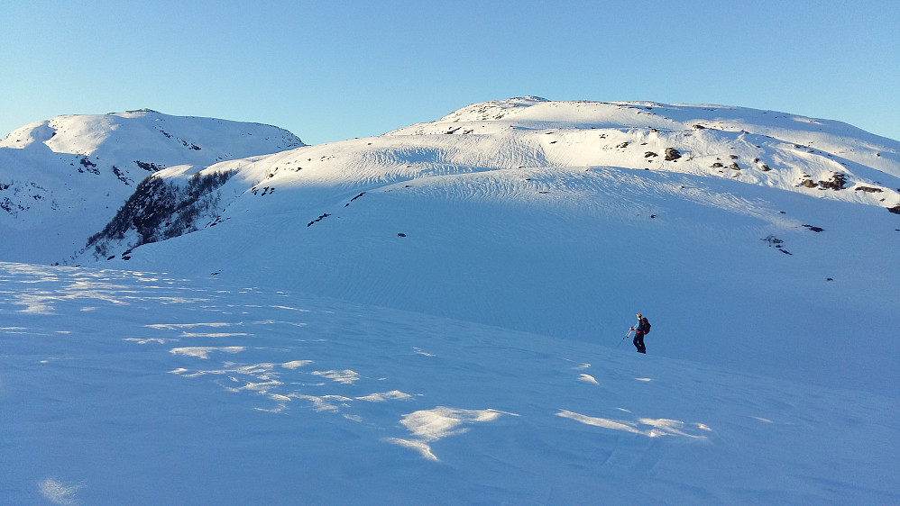 Berg og dalbane opp mot Krunene