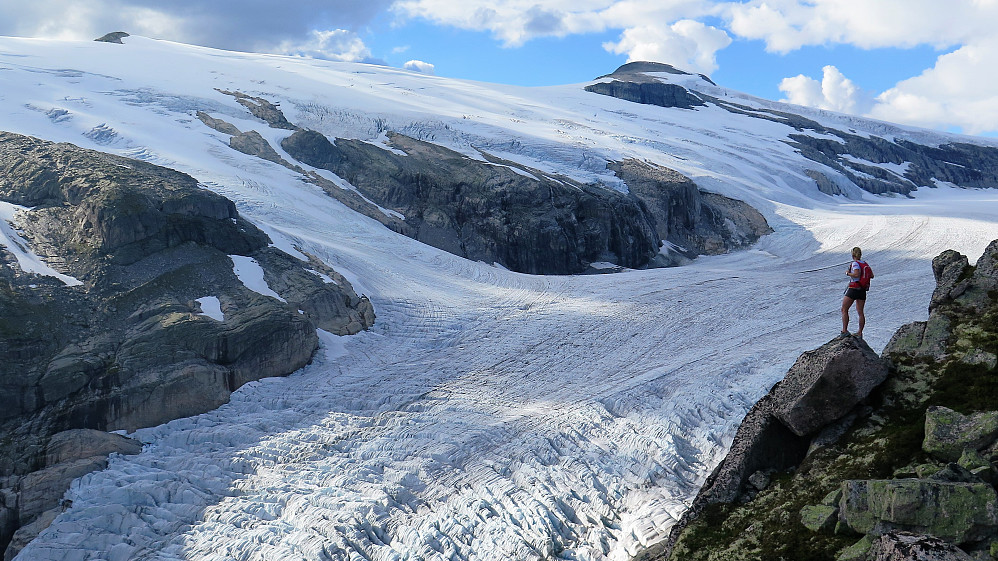 Haugabreen med Snønipa 1827 Det høgaste fjellet i Jølster og Gloppen