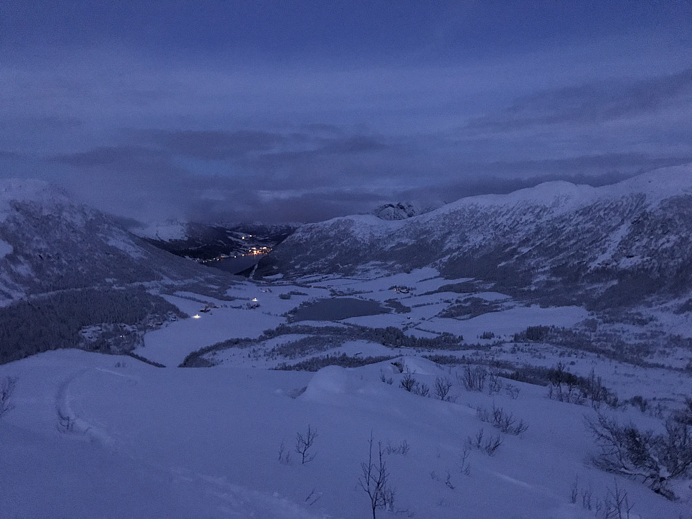 Vinterland ved Olahansfjellet og Grovabreen/Jølster
