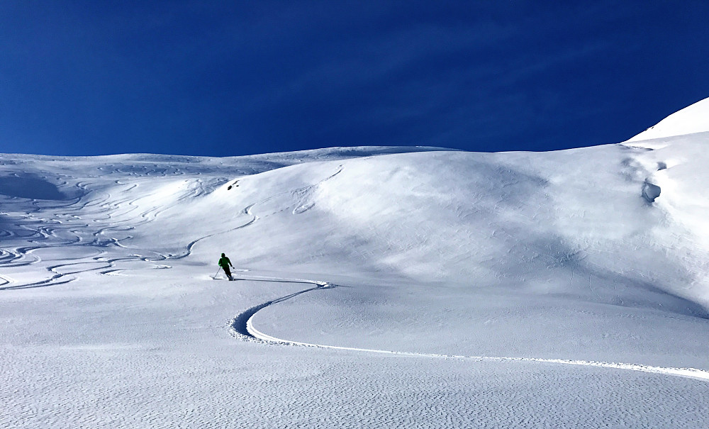 Fantastisk nedrenn ifrå Høgefjellet