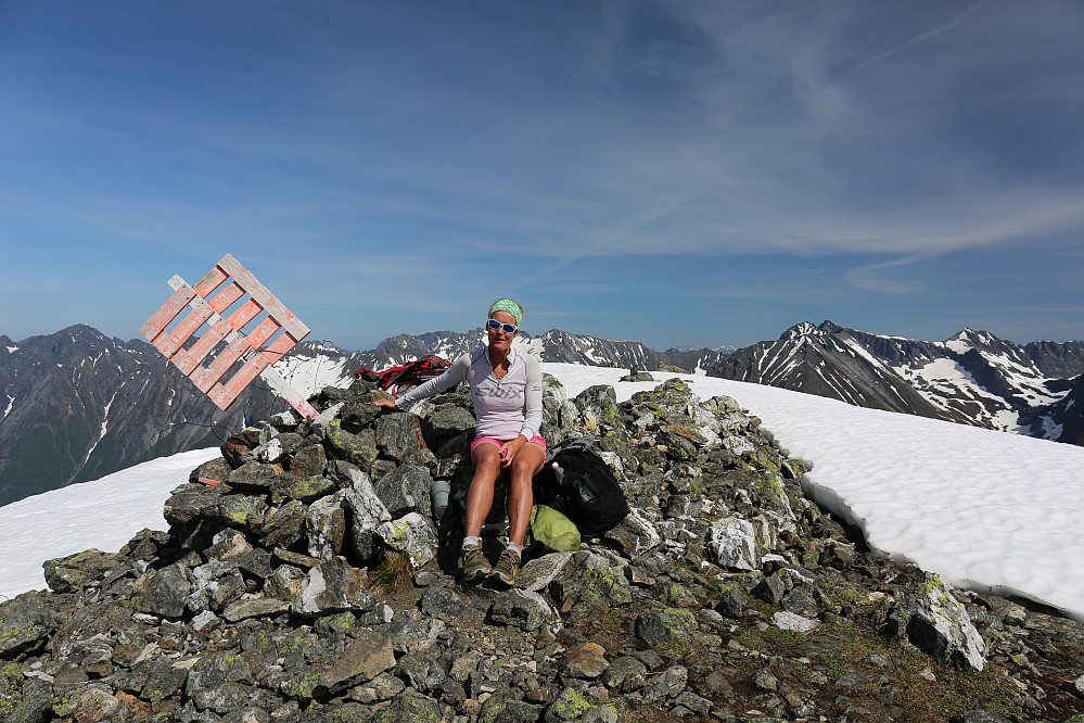 Lise på toppen av Sylvkallen 