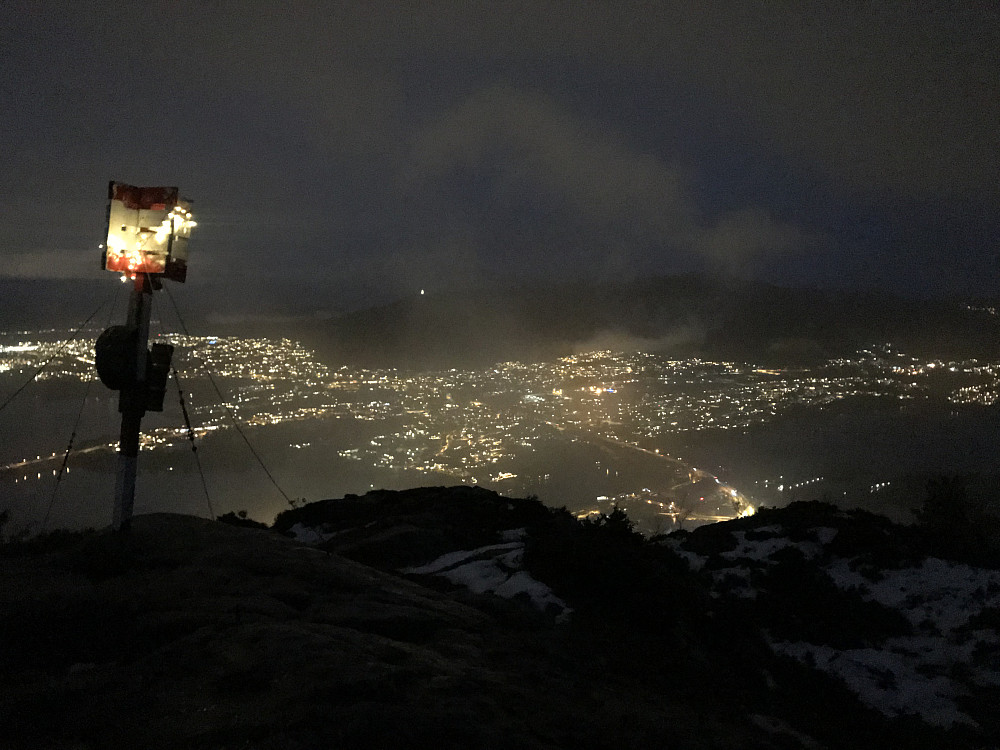 Ein julepynta fjelltopp! 