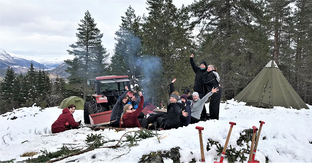 Ein hærleg blid gjeng ifrå naturlinja på Mo Jordbruksskule