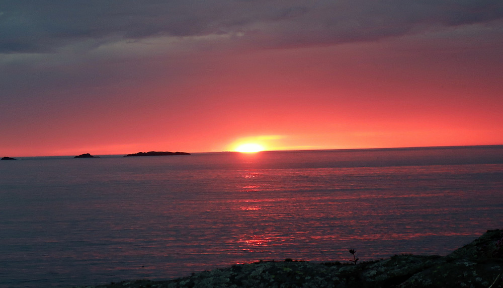 Fantastisk solnedgang!