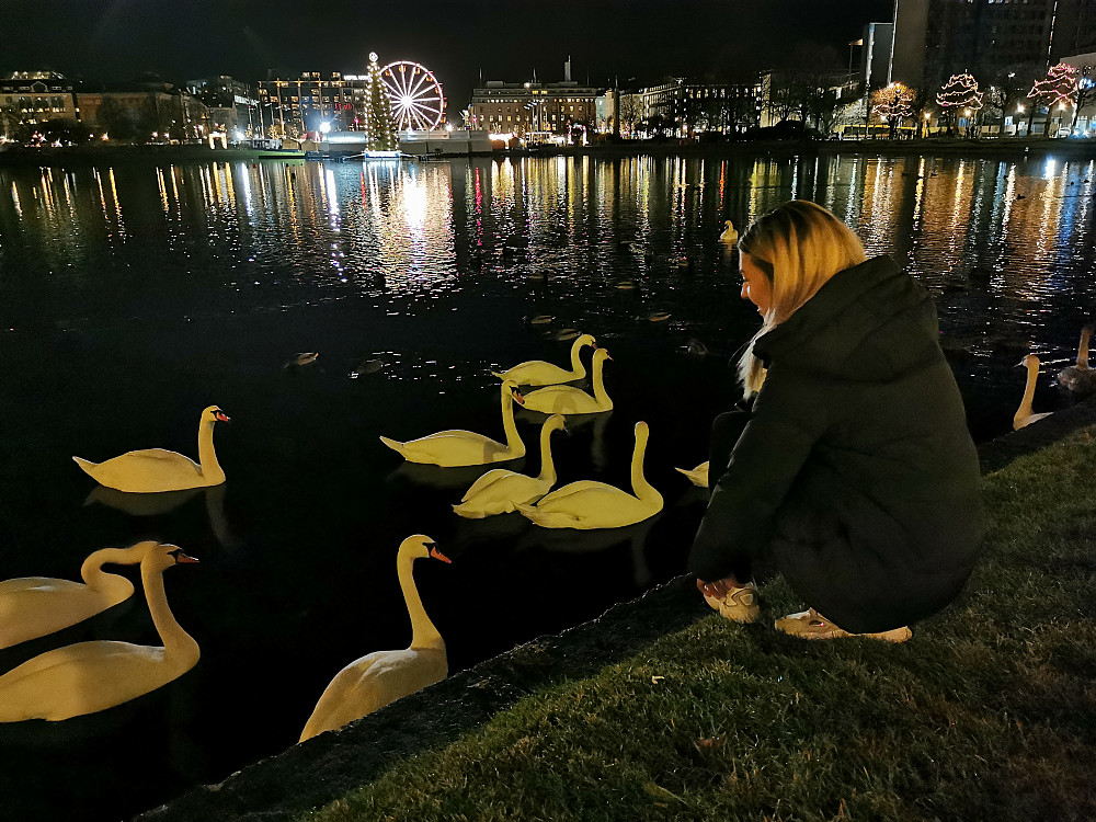 Nydelig kvelds stemning ved Smålungeren i Bergen by ilag med Miriam!