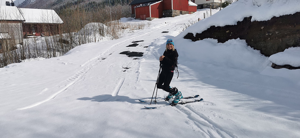 Godt å komme seg på tur etter langdryg ryddesjau!!