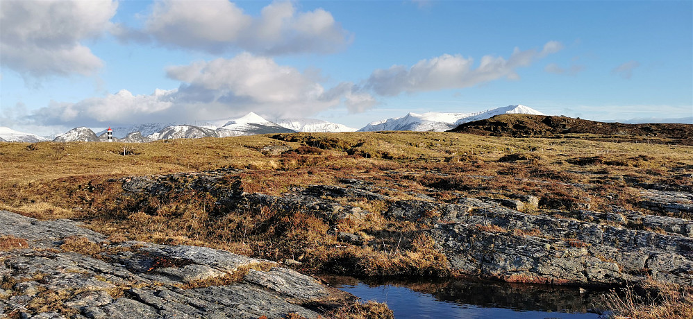 Etter siste turen denne dagen på Gulberget. Var det fint å finne den perfekte teltplassen!