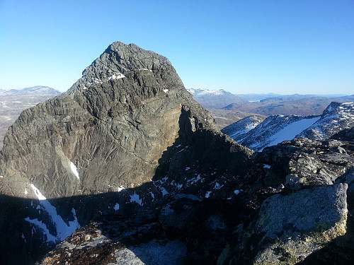 Tilbakeblikk mot Koldedalstinden 1927 m
