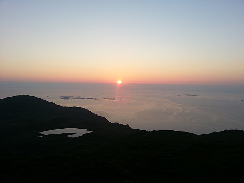Solnedgang frå Alden