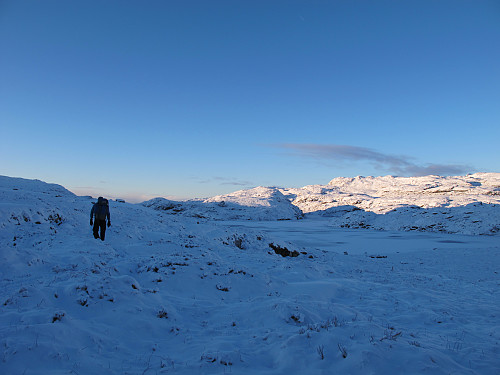 Dag 2 og start frå Nipebu og mot neste mål i sikte! Vardefjellet 777 moh