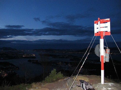 Utsikt frå Leirvågfjellet 254 moh Mot Ålesund