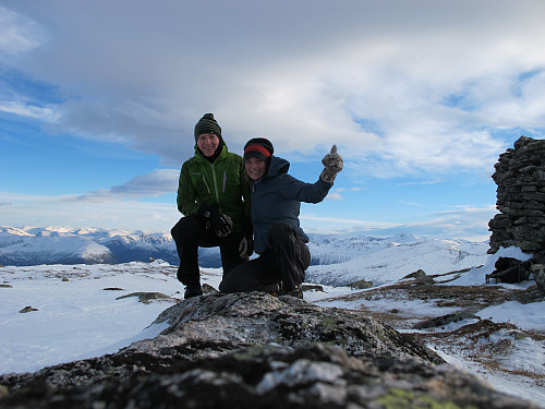 Tindefjellet 1083 moh og kald fornøyelse!! 