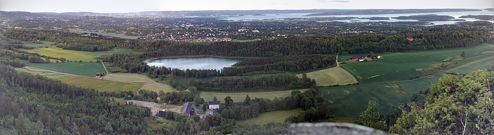 Panorama fra Gråmagan mot Dælivann