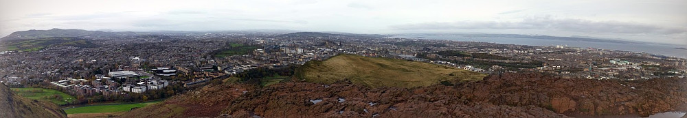 Panorama fra toppen