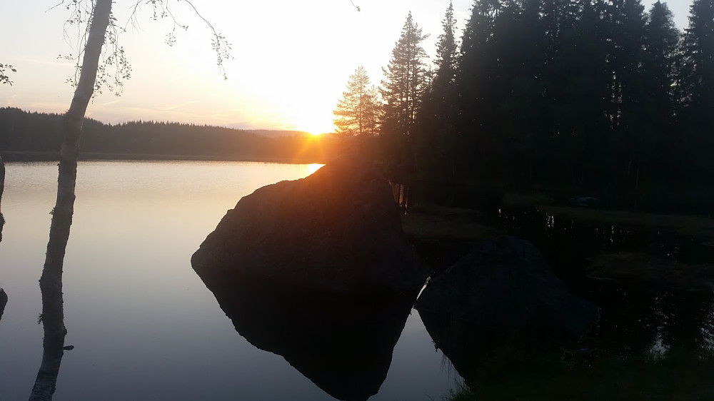 Solnedgang over Triungsvanna