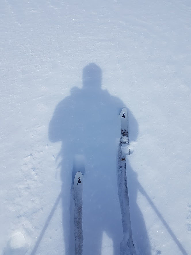 Sol på vei oppover lia