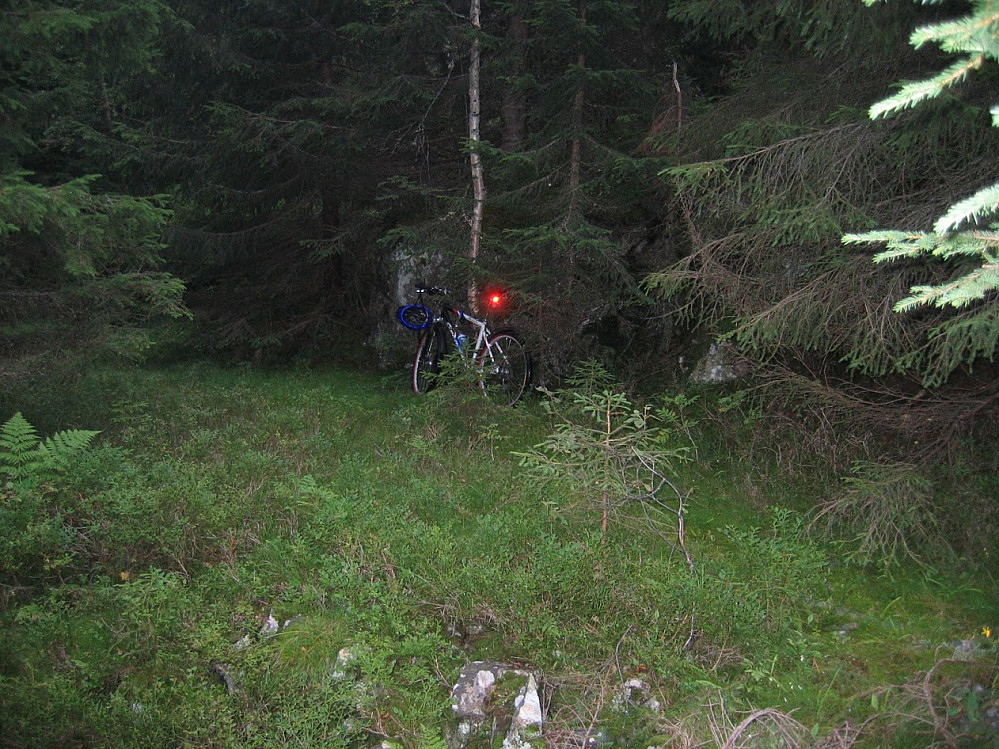 Sykkelparkering i Søttjenndalen