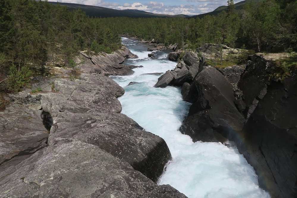 Sjoa på vei mot havet