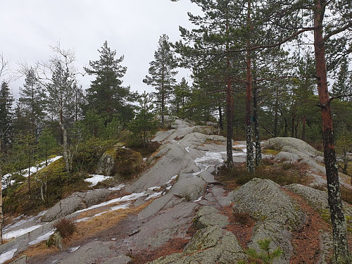 Svaberg på Nordre Kolsåstopp