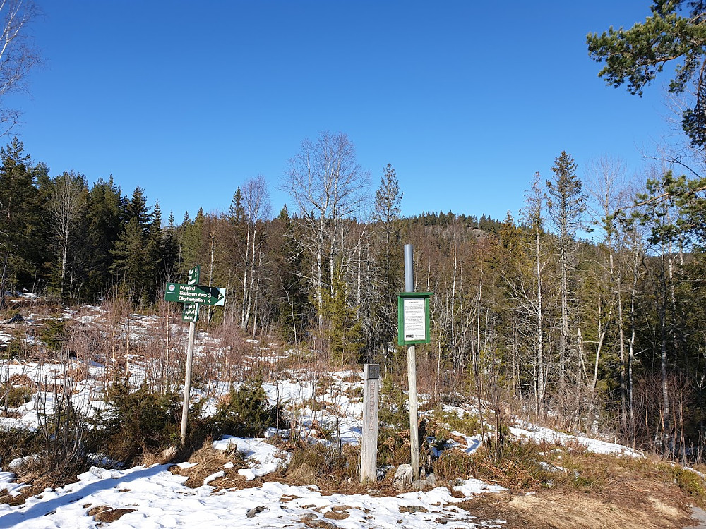 Noen ganger er bildet finere enn virkeligheten. Det blåste fælt på Skriverberget i dag...