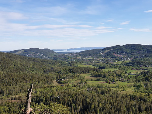 Åmotkollene mot Oslofjorden