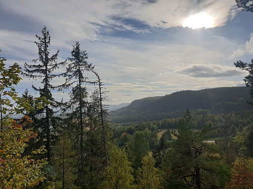 Mot Gråmagan på vei ned fra Garlaus