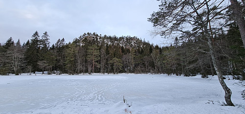 Ned på baksiden og opp igjen til Setertjernet
