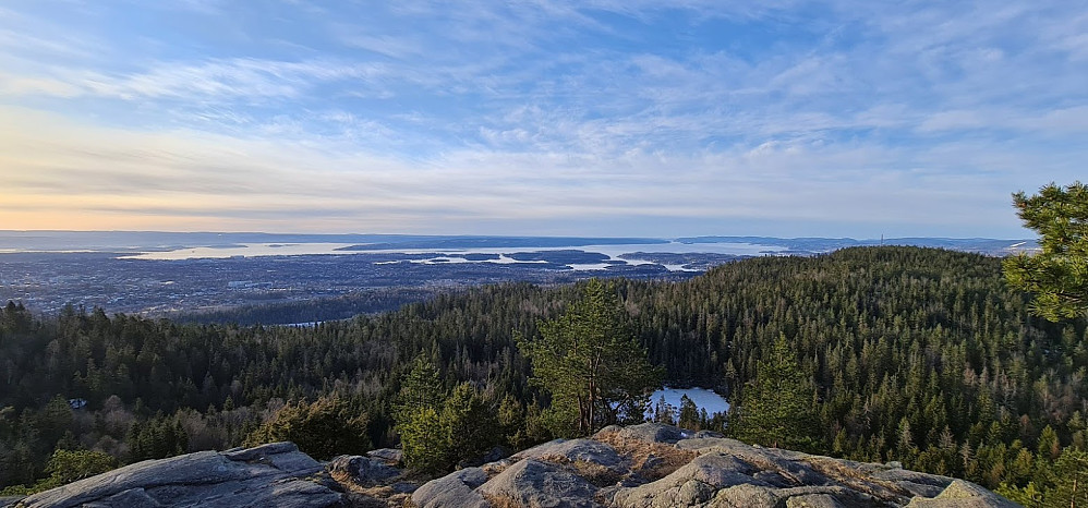Fra utsiktspunktet ved Nordre mot Drøbak