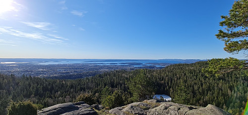 Blir aldri lei utsikten fra Nordre. Mot Drøbak