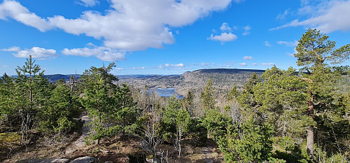 Djupdalsåsen mot Semsvannet