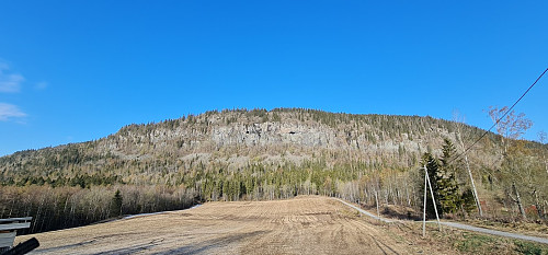Ramsås sett fra bilen