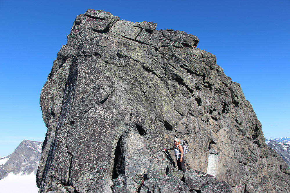 Siste hamaren med crux'et.