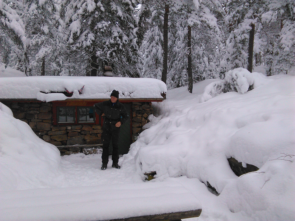 Masse fin nysnø.