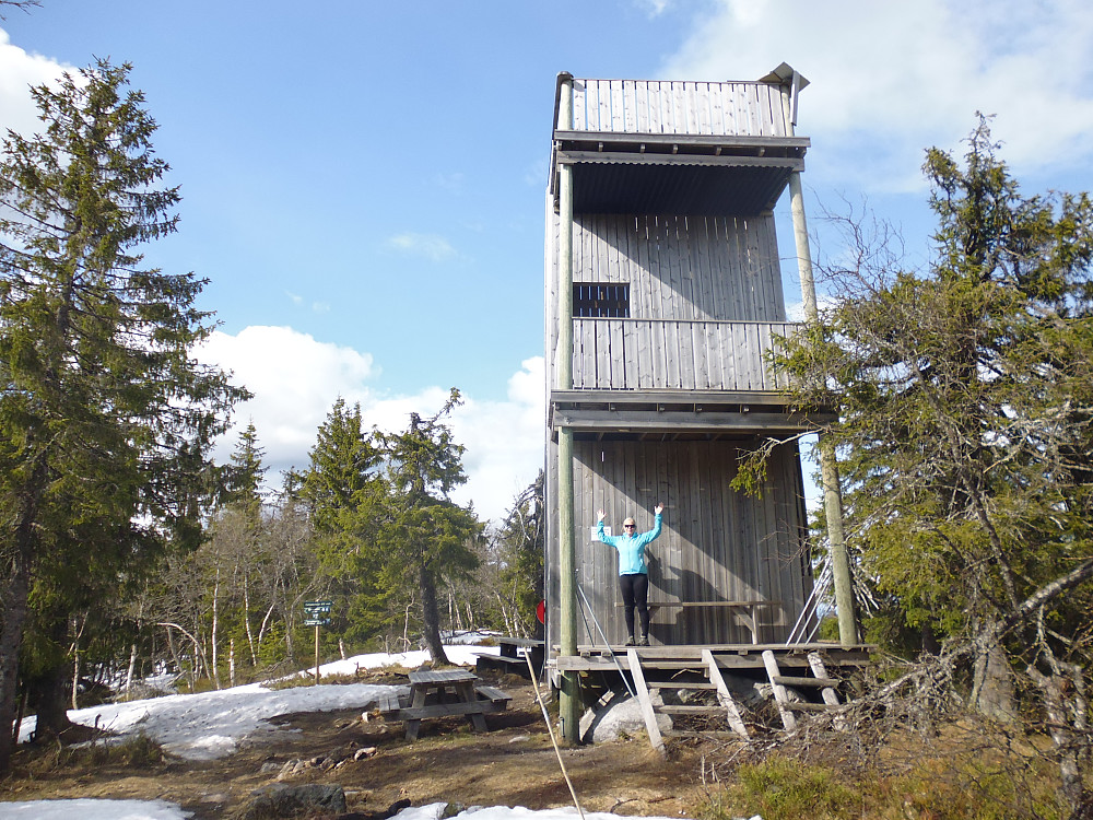 Tårnet på toppen.