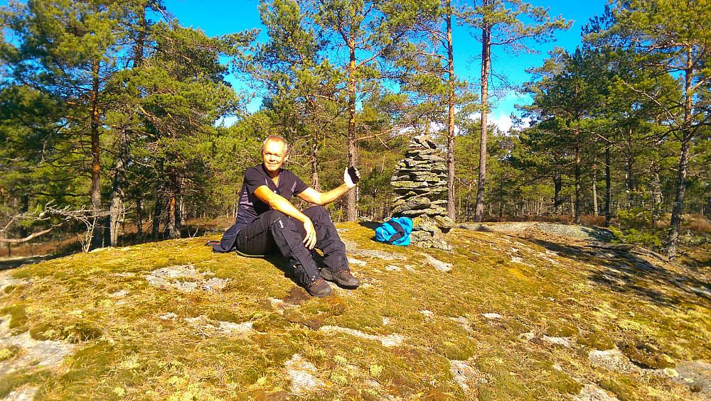 Toppen av Danserfjella