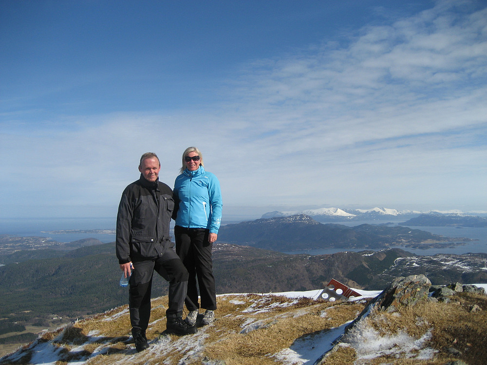 Utsikten er 360 grader.