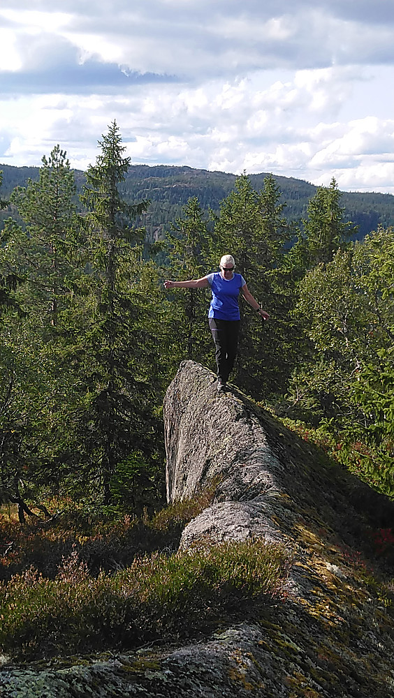 Besseggen på toppen