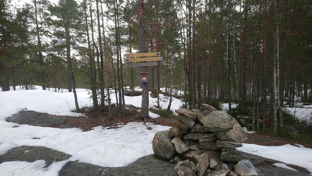 Tråkket til dette turmålet
