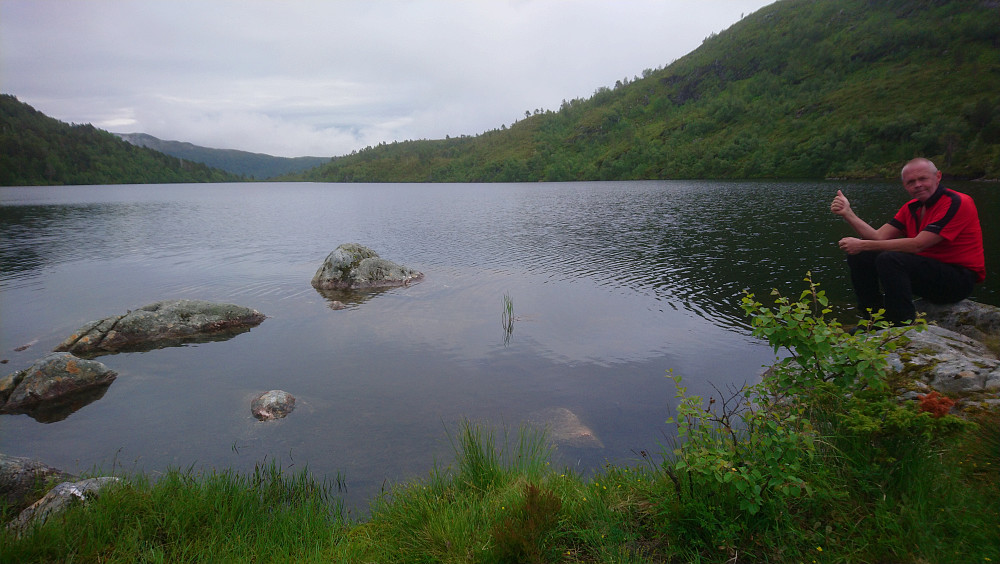 Fin pause ved Langevatnet