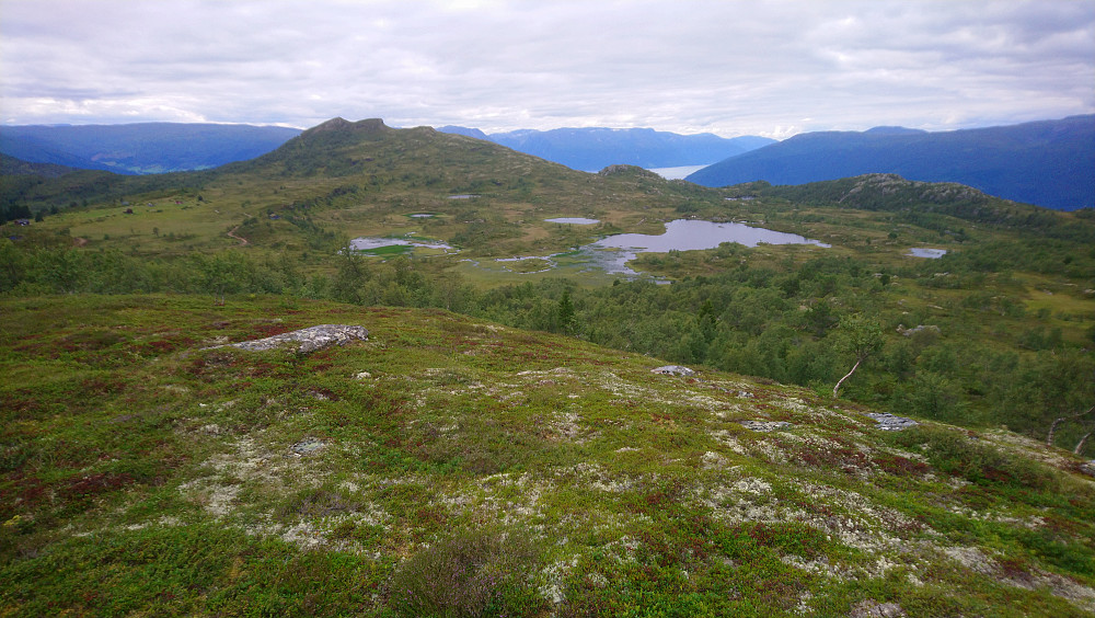 Utsikt mot Kongshaug, Kallbak og Husatjenni