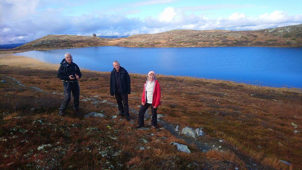 Utsikt over Durgudstjernet med grillhytten i enden