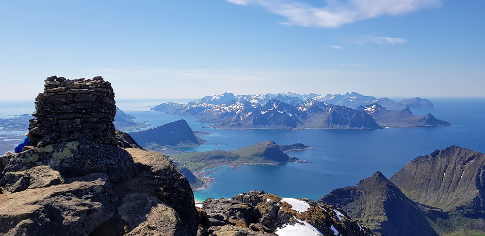 Varden på toppen.