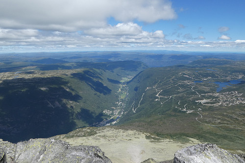 Utsikt mot Rjukan